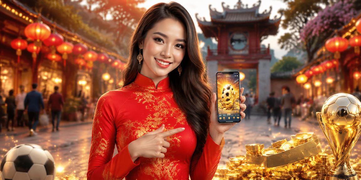 Không khí cá cược bóng đá sôi động tại Hà Nội trong dịp Tết với màn hình hiển thị tỷ lệ kèo