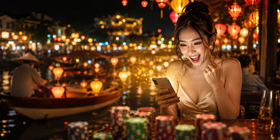 Trải nghiệm casino trên điện thoại tại chợ đêm Huế với 658
